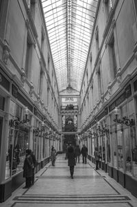 People walking on walkway