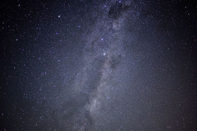 Low angle view of stars in sky