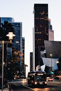 City street against sky