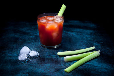 Close-up of drink on table