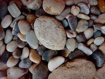 Full frame shot of stones