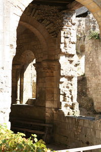 Low angle view of historical building