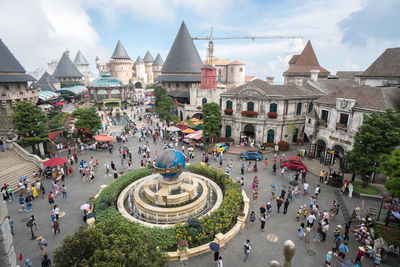 Bana hills french village in vietnam