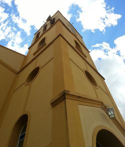 Low angle view of building against sky