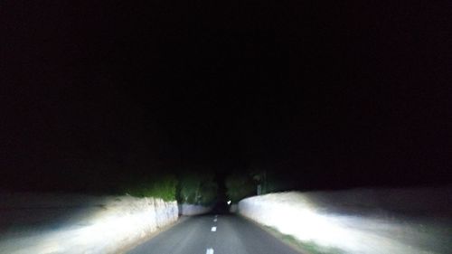 Road at night