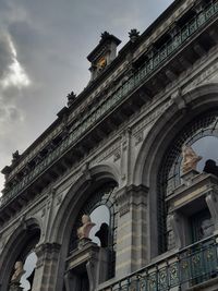 Low angle view of historical building