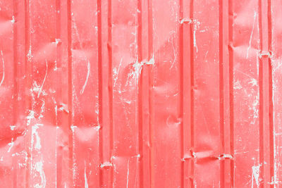 Full frame shot of red door