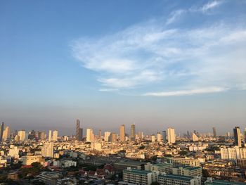 Cityscape against sky