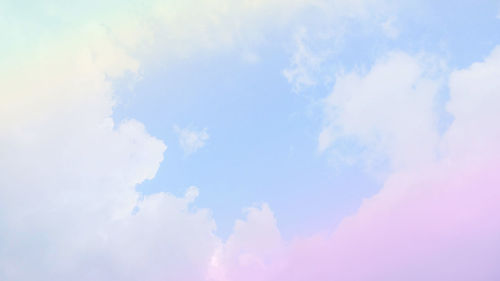 Low angle view of clouds in sky
