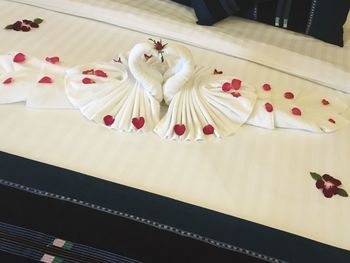 View of multi colored wall