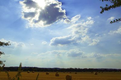 Panoramic view of landscape against sky