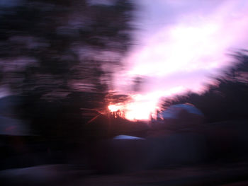 Close-up of sky at night