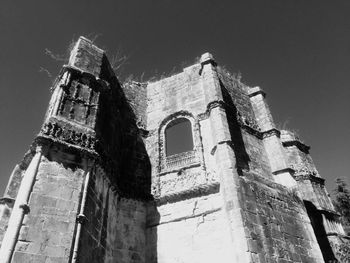 Low angle view of old building