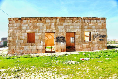 View of historic building against sky