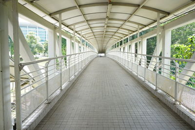 Footbridge in corridor