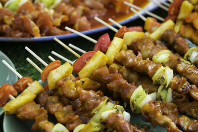 Close-up of food in plate