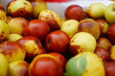 Full frame shot of apples