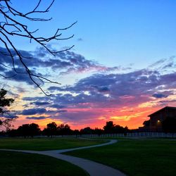 Scenic view of sunset