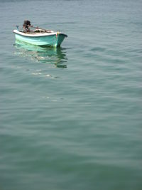 Boats in sea