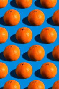 Full frame shot of oranges