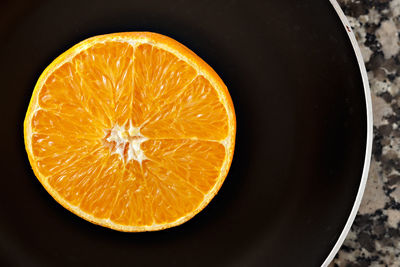 Directly above shot of orange slices