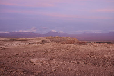 Scenic view of atacama desert