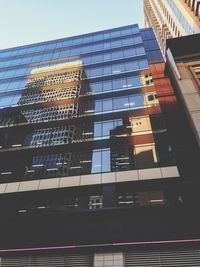 Low angle view of modern building