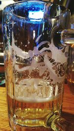 Close-up of drink in glass