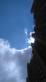 Low angle view of buildings against sky