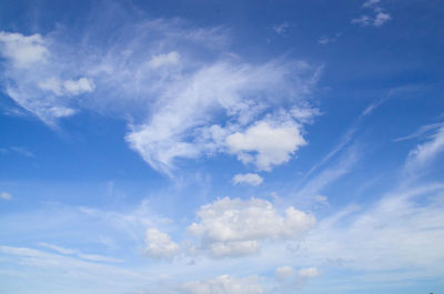 Low angle view of sky