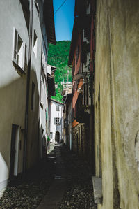 Alley amidst buildings