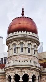 Low angle view of historical building