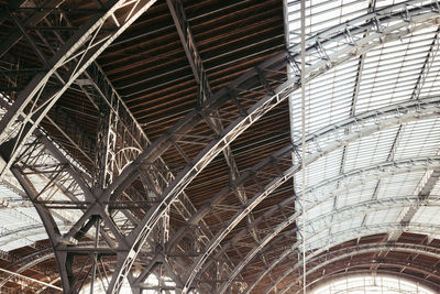 Low angle view of ceiling of building