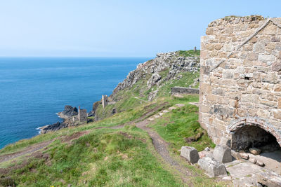 The crowns engine houses at botallack mine in cornwall