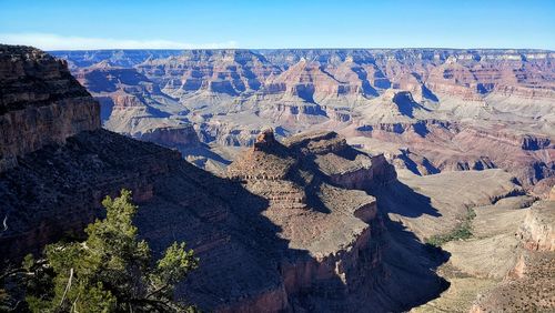 Portrait view of grand canyon