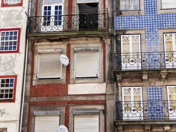 View of window on building