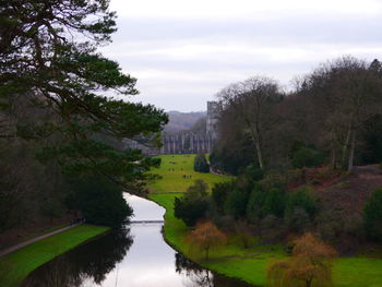 River passing through landscape