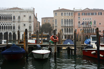 View of buildings at waterfront