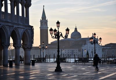 People in city venezia piazza san marco