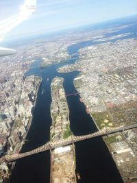 Aerial view of cityscape