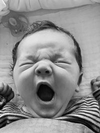 Portrait of cute baby girl