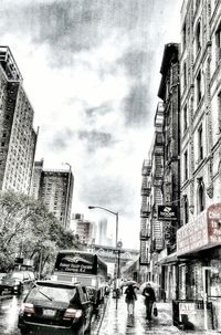 Buildings in city
