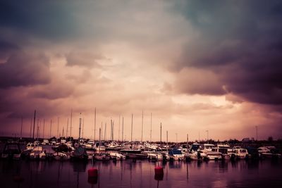 Sailboats in sea