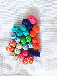 Close-up of multi colored pencils