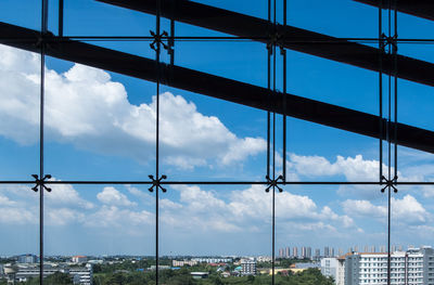 Low angle view of buildings against sky