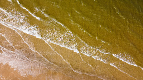 Full frame shot of wet glass