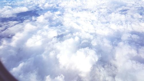 Low angle view of clouds in sky