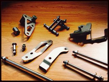 Close-up of food on table