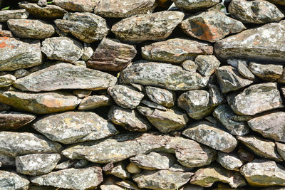 Full frame shot of stones