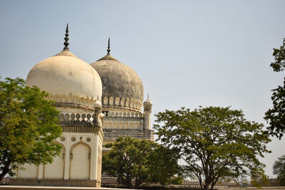 View of cathedral against clear sky